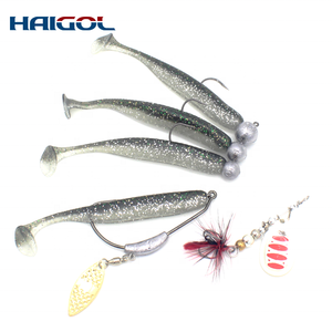 Groothandel Vissen Lokken In Voorraad Kleine Zoetwater Zacht Aas Shining Pvc Lokt Voor Pike Zander Vis Geen Sinker Rig Shad - Product Image 2
