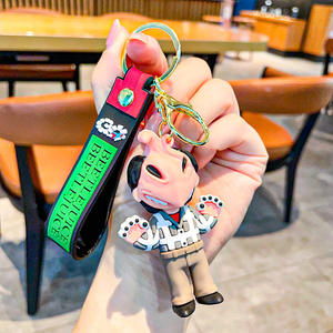 Diseño Popular <span class=keywords><strong>Beetlejuice</strong></span> Bag Charms llavero accesorios goma Kevchain personalizado para Decoración - Product Image 3