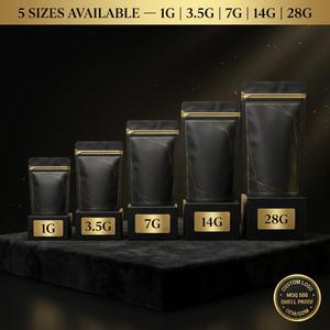 Custom Child Resistant Stand Up <b>Pouch</b> US 16 CFR & 1700. 20 Certificated Smell Proof Opaque Mylar Foil Bag MOQ 500pcs OEM Factory - Product Image 6
