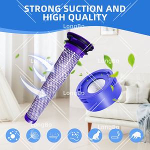 Compatibles con Dysons V7 <span class=keywords><strong>V8</strong></span> SV10 SV11 Animal <span class=keywords><strong>Absolute</strong></span> pre-filtro y post-filtro piezas - Product Image 2