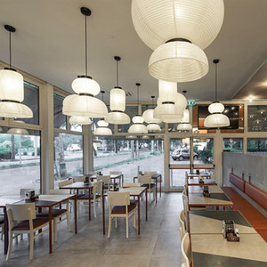 Lmind <strong>Lighting</strong> Design Paper Lantern Dining Room Teahouse Art <strong>Rice</strong> Paper Japanese Lantern Chandelier - Product Image 5