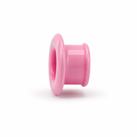 Œillet de guidage de fil en céramique d'alumine rose, pièce de rechange pour machine textile à bobinage haute vitesse, tissage et tricotage