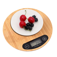Balance de cuisine numérique en bois 5kg/1g, balance de précision pour bijoux, café et laboratoire