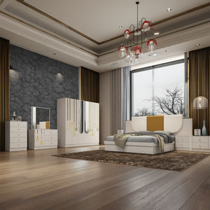 Set Completo di Mobili per Camera da <span class=keywords><strong>Letto</strong></span>, Struttura in Legno, <span class=keywords><strong>Letto</strong></span> Matrimoniale King Size, Arredamento Moderno per Camera da <span class=keywords><strong>Letto</strong></span> - Product Image 4