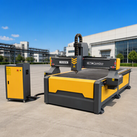 1325 Mesin Pengukir CNC Spindle Berpendingin Air, Meja Profil Aluminium T-Slot, Digerakkan Motor Stepper
