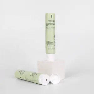 Forte demande Tube souple de lavage du visage personnalisé sérigraphie Emballage cosmétique Conteneur de nettoyant pour le visage