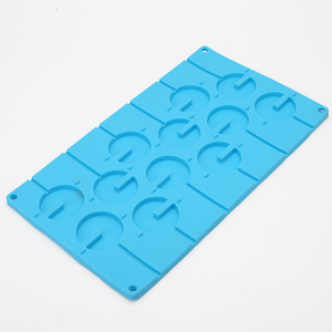 Hot Sale Round Chocolate Candy Mold Candy Making Molds Silicone <strong>Lollypop</strong> Mold with <strong>Sticks</strong> - Product Image 1