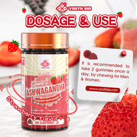 Gummies d'Ashwagandha et de Magnésium pour l'Équilibre de l'Humeur, Fournisseur OEM ODM, Prêts à l'Expédition pour Adultes Soucieux de leur Santé