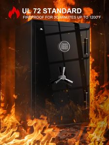 Caja Fuerte para el Hogar TIGERKING de 8.78 Pies Cúbicos, Resistente al Fuego y al Agua, con Cerradura Digital, Gabinete de Acero para Joyas con Cajón y Estantes - Product Image 4