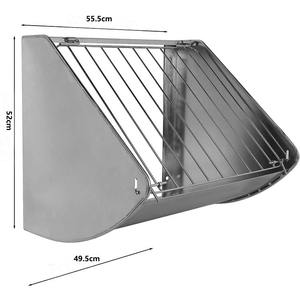 Mangiatoia per fieno di capra resistente a parete mangiatoia per fieno di cavallo <span class=keywords><strong>2</strong></span> in 1 mangiatoia per il fieno e il grano alimentazione dei cervi - Product Image 6