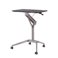 Table de bureau mobile la plus populaire, base de table pour ordinateur portable debout, table d'angle à hauteur réglable