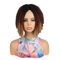 Extensions de cheveux bouclés au crochet style printemps, modèle HRB, très vendues, dreadlocks synthétiques de style afro-européen/américain, résistantes à la chaleur