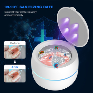 Electronic Portable Home Use High Frequency Ultrasonic Cleaner Jewelry Watch Dentures Cleaner - Product Image 2