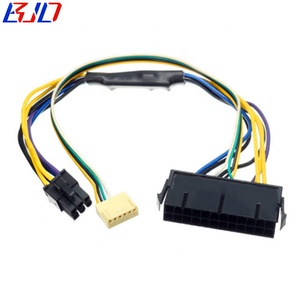 ATX 24Pin à la Carte Mère 6Pin PSU Câble Adaptateur 1007 18AWG pour <span class=keywords><strong>HP</strong></span> <span class=keywords><strong>Z220</strong></span> / Z230 / Z240 MFS Poste De Travail 30cm en gros - Product Image 1