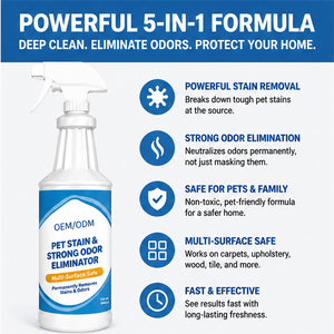Spray Desodorante para Mascotas OEM con Ingredientes Naturales de Plantas para Perros y Gatos, Elimina Olores Desagradables, Refresca el Pelaje, Suministro de Aseo de Marca Personalizada - Product Image 3
