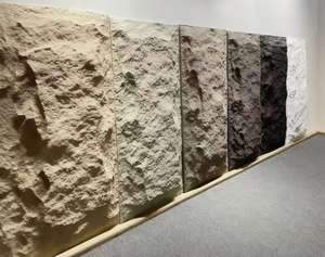 Revêtement mural en panneaux de <span class=keywords><strong>pierre</strong></span> artificielle PU de style moderne, écologique, durable, imperméable, pour hôtel, école, atelier - Product Image 1