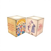 Ornement de bureau en silicone moderne et minimaliste avec logo personnalisé pour la Fête des Enseignants, souvenir pour enseignant, contrôle par bouton, USB