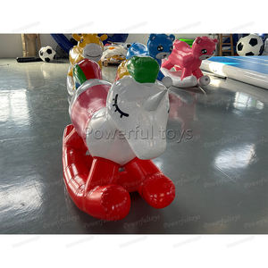 Bouncy <strong>Horse</strong> Hopper Inflatable <strong>Jumping</strong> <strong>Horse</strong> unicorn Ride on Bouncing Animal Toys for Kids - Product Image 6