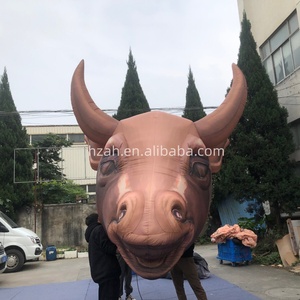 Monstruos Inflables Gigantes Coloridos, Cabeza de Toro Enfurecido para Publicidad, Decoración de Eventos, Toro de Dibujos Animados Inflable, <span class=keywords><strong>Vaca</strong></span> Inflable - Product Image 2