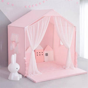 Sevimli hayvan kedi yatak ayrılabilir pembe kedi çadır ev köpek yatağı rahat kapalı yavru prenses yatak köpek kulübesi evcil hayvan malzemeleri - Product Image 3