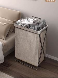 Storage Clothes Basket Modern Design Clothes Basket Modern Folding Laundry Basket Non-Woven Fabric Storage Basket Bathroom - Product Image 3