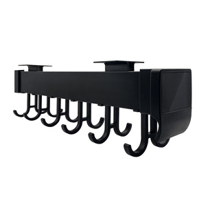 Porte-vêtements rectangulaire minimaliste Xiduo avec 8 crochets pour rangement de garde-robe - Product Image 1