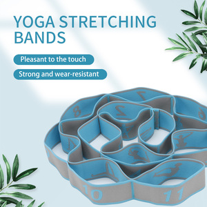 Nhà Máy Tùy Chỉnh 11 Vòng Kháng Đàn Hồi Kéo Dài Ban Nhạc Yoga Tập Thể Dục Tập Thể Dục Pilates Khiêu Vũ Latin Yoga Căng Vành Đai Dây Đeo - Product Image 2