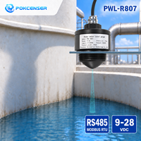 PWL-R807 Pengukur Ketinggian Air Radar FMCW 80GHz Akurasi Tinggi dengan Akurasi 1mm dan Sudut Sinar 6 Derajat