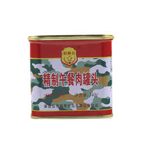 ขายส่งโรงงานจีนรสชาติอร่อย340กรัมนึ่งแฮมอาหารกลางวันเนื้อกระป๋อง Mre อาหาร - Product Image 1