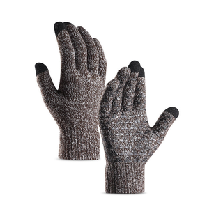 <span class=keywords><strong>Guanti</strong></span> Invernali Unisex con <span class=keywords><strong>Dita</strong></span> Intere per Touchscreen, Antiscivolo con Gel <span class=keywords><strong>di</strong></span> Silicone, Polsino Elastico, Termici con Fodera in Morbida <span class=keywords><strong>Lana</strong></span> per Ciclismo, Sci e Feste - Product Image 3