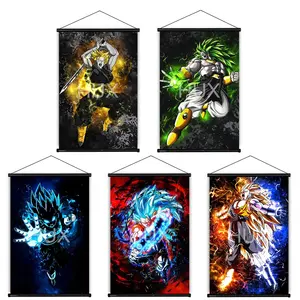 Anime Dragon Ball Z Goku Aquarell Leinwand Malerei Bilder Drucke Wand kunst Decora cion Habit acion Modernes Wandbild Kinderzimmer