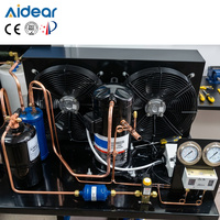 Groupes de condensation pour chambre froide, système de réfrigération refroidi par air avec panneau de commande de dégivrage et refroidisseur d'air évaporateur