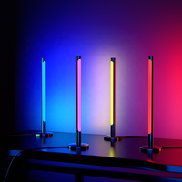 Lampe de décoration à rythme musical, rechargeable, pour voiture, ordinateur, lumière intelligente, contrôle par application, lampe LED avec couleurs RVB