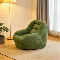 Canapé paresseux convertible pour se détendre et dormir, fauteuil nid douillet, petit canapé de chambre, chaise de loisirs Tatami pour balcon avec dossier
