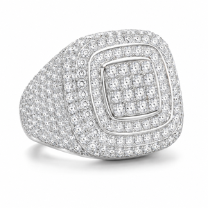 Anello da Uomo Classico con Contrasto di Colore, Elegante Anello alla Moda per Uso Quotidiano, Regalo per Feste, Accessorio - Product Image 1