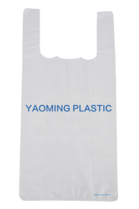Bolsas de Plástico Resistentes HDPE Tipo Camiseta para Compras, con Logotipo Personalizado, Desechables, para Supermercados y Comercios Minoristas, OEM ODM - Product Image 3