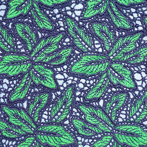 Latest <strong>Cord</strong> Floral Fabric Lace 100% Polyester <strong>Green</strong> Fashion Guipure Dress Lace Fabric - Product Image 2