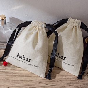 Tái Sử Dụng 100% Bông Vải Dây Kéo <span class=keywords><strong>Pouch</strong></span> Túi Với Biểu Tượng Tùy Chỉnh Dây Kéo Quà Tặng <span class=keywords><strong>Pouch</strong></span> Túi Bụi - Product Image 2