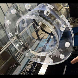 Arandela de acrílico transparente con ocho orificios para uso industrial, embalaje personalizado disponible - Product Image 4