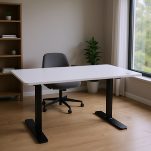 Cadre de bureau électrique réglable en hauteur, capacité de 220,5 lb, plateau de table de 60 po x 25 po x 1 po, modèle D0100HAD1CG, bureau universel - Product Image 2