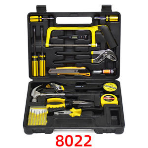 Juego de Herramientas Manuales 8613 de 37x28x8cm, Kit de Reparación para el Hogar de Acero al Carbono con Estuche Rígido, Caja de Herramientas Multifuncional - Product Image 5