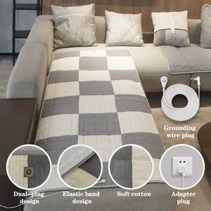 Tapis de mise à la terre portable anti-statique pour la maison, 5% fibres d'argent, 95% coton, lavable, 400TC, pour un sommeil réparateur plus profond - Product Image 1