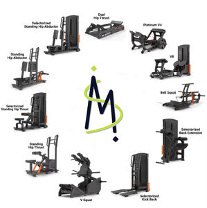 Máquina de Glúteos con Peso Integrado de la Serie SM BB, Nuevo Diseño, Equipo de Gimnasio Comercial, Máquina para Desarrollo Muscular de Cadera - Product Image 6