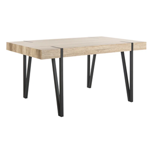 Mesa de Comedor de Madera de Mango Duradera con Acabado de Madera Natural para Cocina, Comedor, Restaurante, Cafetería, Hotel - Product Image 2