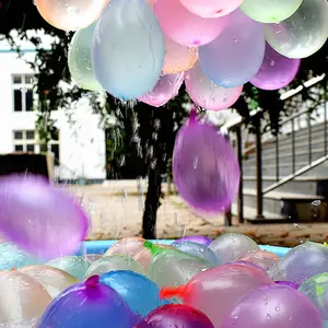 I migliori palloncini d'acqua trasparenti 3 pollici 111 pezzi 3 fasci di palloncini d'acqua stampati personalizzati con riempimento multicolore palloncini d'acqua