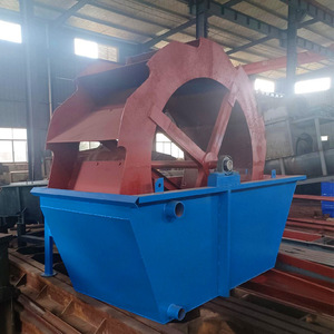 <b>Wheel</b> Bucket Sand Washer <b>Machine</b> For River Sand <b>Washing</b> With Ac Motor Blue Color - Product Image 1