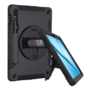Étui robuste multi-matériaux avec béquille rotative à 360° et emplacement pour stylet pour tablette Samsung <span class=keywords><strong>Tab</strong></span> <span class=keywords><strong>S7</strong></span> 11 pouces (SM-X730, SM-X736B) - Product Image 1