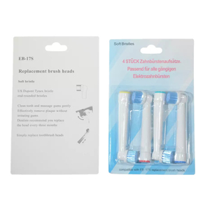 Têtes de <span class=keywords><strong>brosse</strong></span> à dents interchangeables, ensemble de 5 pièces, nouveau Style, pour <span class=keywords><strong>brosse</strong></span> à dents électrique, <span class=keywords><strong>Oral</strong></span> EB17S - Product Image 4