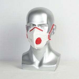 Masker wajah pelindung bersertifikasi CE, <span class=keywords><strong>Respirator</strong></span> pelindung debu dengan katup sekali pakai EN 149 <span class=keywords><strong>FFP1</strong></span> FFP2 FFP3 - Product Image 3