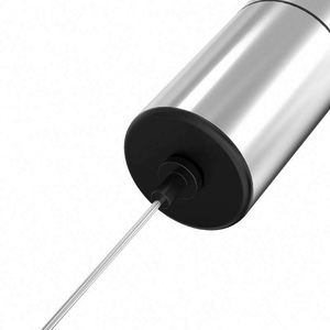 Mousseur à lait et batteur à œufs électrique en acier inoxydable au design moderne, écologique, pour gâteaux et café - Product Image 3